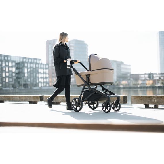 Thule Sleek 2 kočárek rok po roce, Rodzaj wózka: rok po roku, Kolor materiału: Tinted Taupe, Kolor ramy: Black, 11 zdjęcie