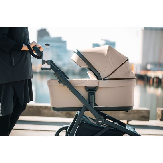 Thule Sleek 2 kočárek rok po roce, Rodzaj wózka: rok po roku, Kolor materiału: Tinted Taupe, Kolor ramy: Black, 12 zdjęcie