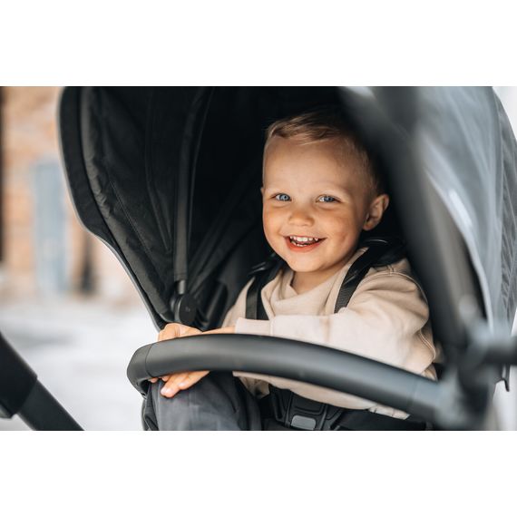 Thule Sleek 2 kočárek pro dvojčata, Rodzaj wózka: bliżniaczy, Kolor materiału: Black, Kolor ramy: Black, 13 zdjęcie