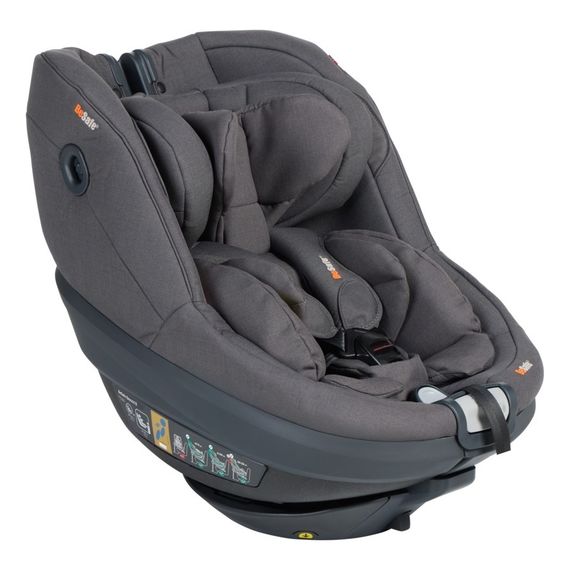 BeSafe Beyond² B RWF - autosedačka pro batolata (40 - 125 cm | 0 - 22 kg | 0 - 6 let), Baza: bez bazy, Kolor: Dark Grey Melange