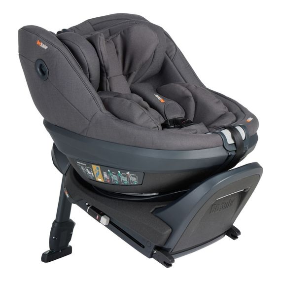 BeSafe Beyond² B RWF - autosedačka pro batolata (40 - 125 cm | 0 - 22 kg | 0 - 6 let), Baza: bez bazy, Kolor: Dark Grey Melange, 5 zdjęcie