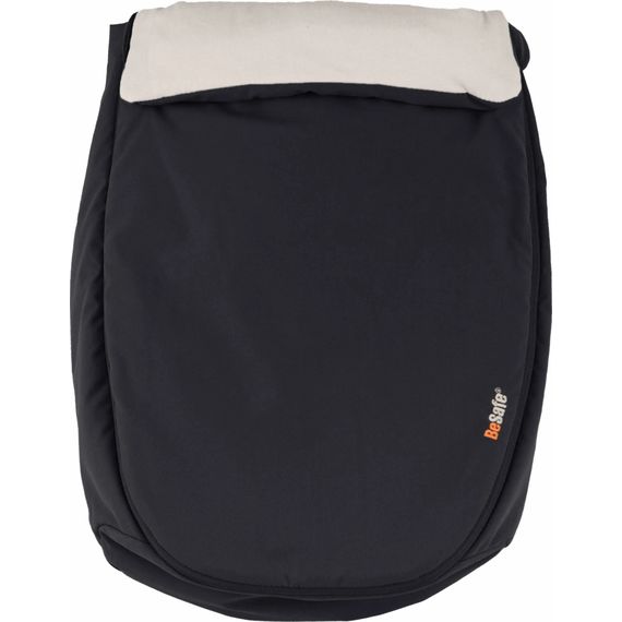BeSafe Go Beyond osłona na fotelik przed wiatrem Seashell Sand, Kolor: Black SoftBreeze