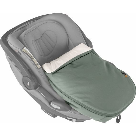 BeSafe Go Beyond osłona na fotelik przed wiatrem Seashell Sand, Kolor: Meadow Green SoftBreeze, 4 zdjęcie