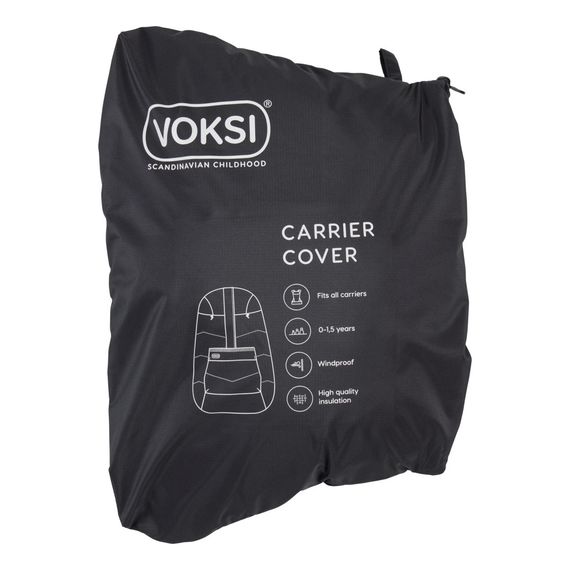 BeSafe Voksi uniwersalny ochraniacz/osłonka na nosidełka i chusty Black, Kolor: Black, 6 zdjęcie