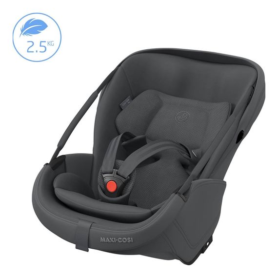Maxi-Cosi Coral Slide Pro - autosedacka pro kojence (40–87 cm | 0–13 kg | 0–2 roky), Baza: bez bazy, Kolor: Moon Graphite, 15 zdjęcie