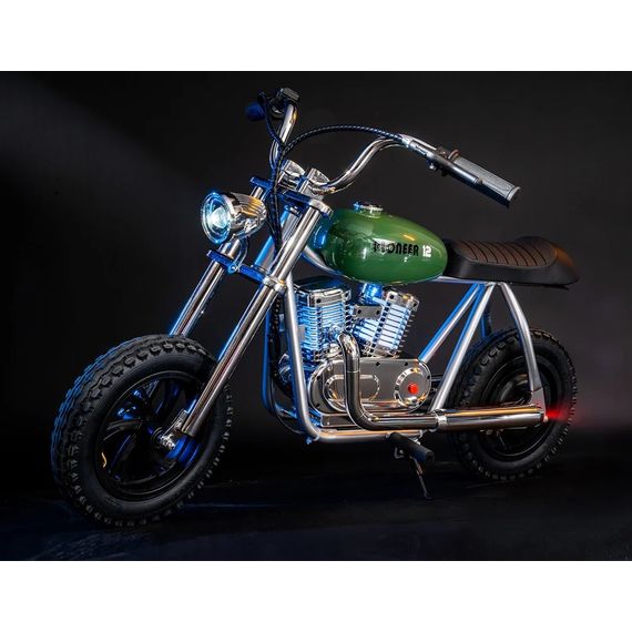 Hyper Gogo Pioneer 12 Plus elektrická motorka s aplikací Zelená, Kolor: Zielony, 8 zdjęcie