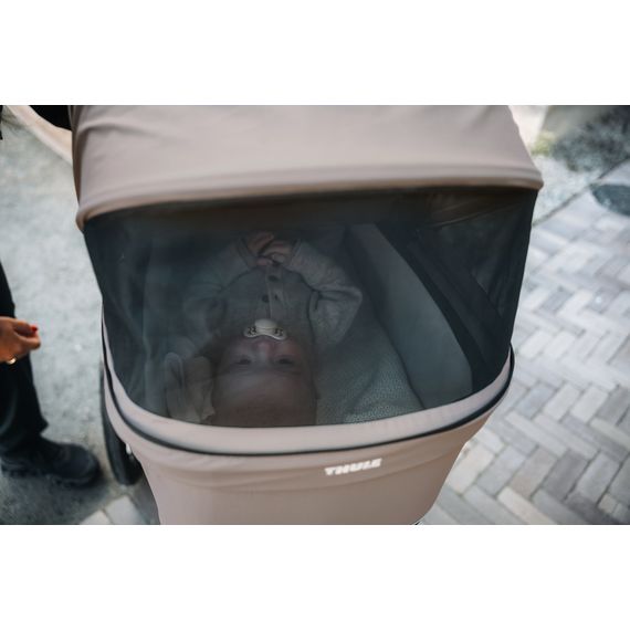 Thule Urban Glide 4-wheel głęboko-spacerowy, Rodzaj wózka: głęboko-spacerowy, Kolor materiału: Tinted Taupe, 22 zdjęcie