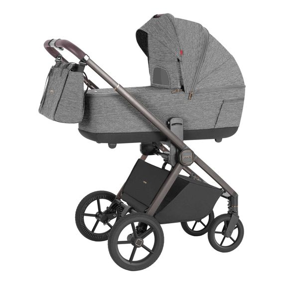 Carrello Ultra kombinovaný kočárek 2v1, Rodzaj wózka: głęboko-spacerowy, Kolor materiału: Metal Grey, 15 zdjęcie