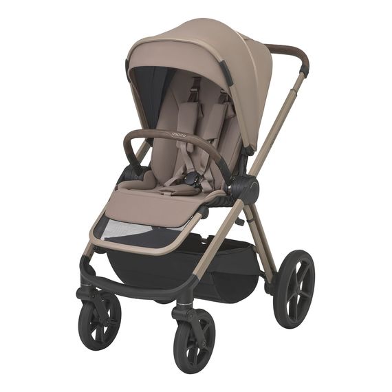 Espiro Miloo 2.0 - kočárek 2v1 hluboký a sportovní, Rodzaj wózka: głęboko-spacerowy, Kolor materiału: 319 Perfect Beige, 21 zdjęcie