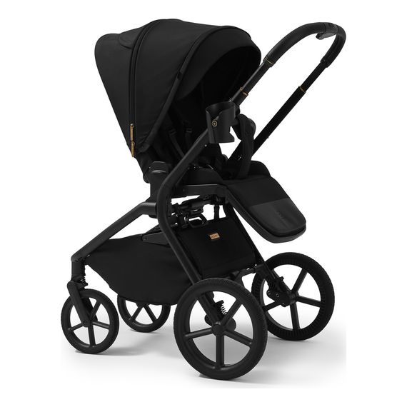 Future Design Inspiro 2v1 - kočárek 2v1 se skládací korbou, Kolor materiału: Pure Black, 20 zdjęcie