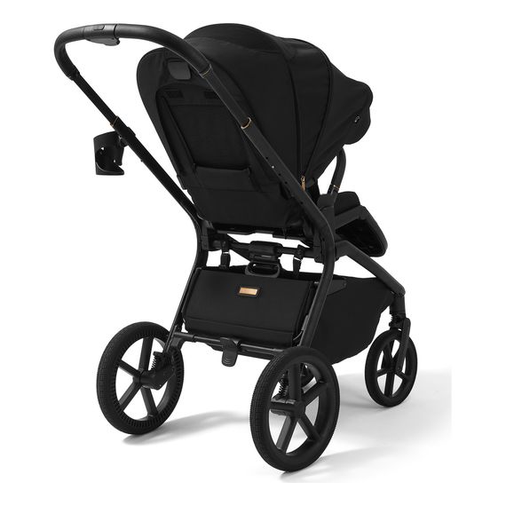 Future Design Inspiro 2v1 - kočárek 2v1 se skládací korbou, Kolor materiału: Pure Black, 21 zdjęcie