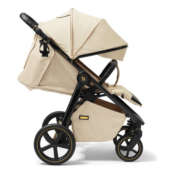 Future Design Xplode Chrome - sportovní kočárek, Kolekcja: Chrome, Kolor materiału: Sand beige, 8 zdjęcie