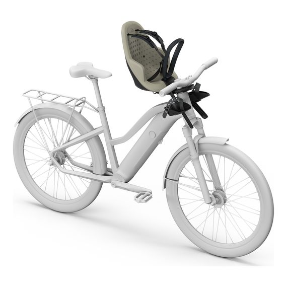 Thule Yepp 2 mini - přední dětská cyklosedačka, Kolor: Nutria Green, 8 zdjęcie