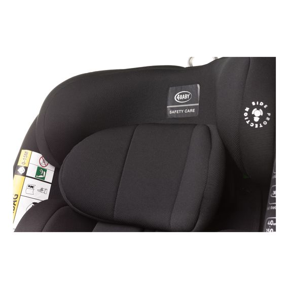 4Baby Enzo-Fix - otočná multiskupinová autosedačka (40 - 150 cm | 0 - 36 kg | 0 - 12 let), Kolor: Black, 14 zdjęcie