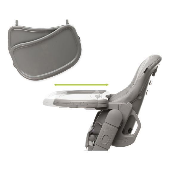 4Baby Icon jídelní židlička Grey, Kolor: Grey, 15 zdjęcie