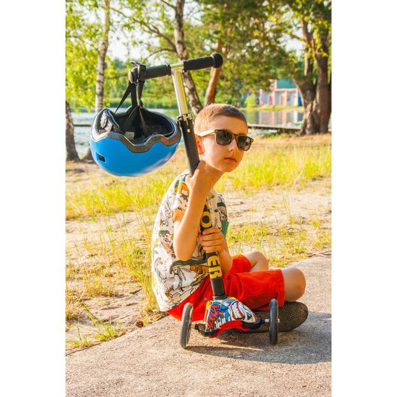 4Baby Mini Scooter koloběžka Yellow, Kolor: Yellow, 14 zdjęcie