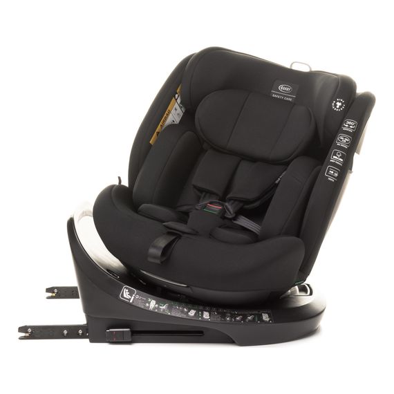 4Baby Roto-Fix - otočná autosedačka multiskupinová (40 - 150 cm | 0 - 36 kg | 0 - 12 let), Kolor: Black, 8 zdjęcie