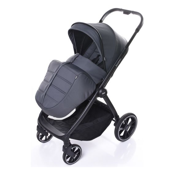 4Baby Foster - wózek 2w1 głęboko-spacerowy, Rodzaj wózka: głęboko-spacerowy, Kolor materiału: Graphite, 16 zdjęcie