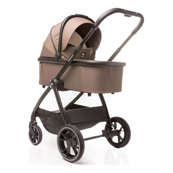 4Baby Foster - wózek 2w1 głęboko-spacerowy, Rodzaj wózka: głęboko-spacerowy, Kolor materiału: Mokka, 15 zdjęcie