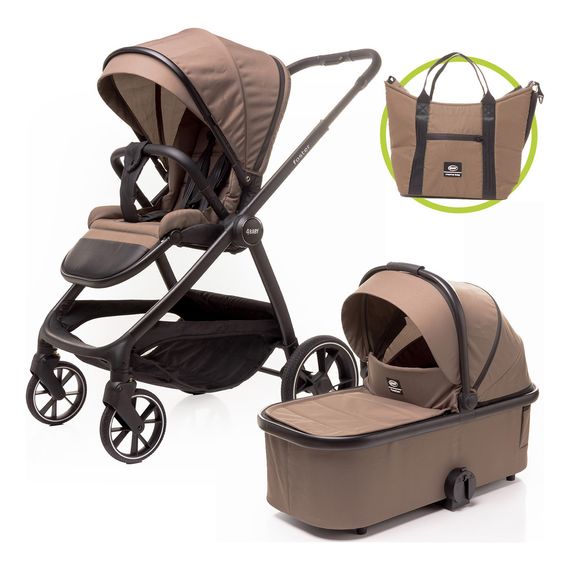 4Baby Foster - wózek 2w1 głęboko-spacerowy, Rodzaj wózka: głęboko-spacerowy, Kolor materiału: Mokka, 23 zdjęcie