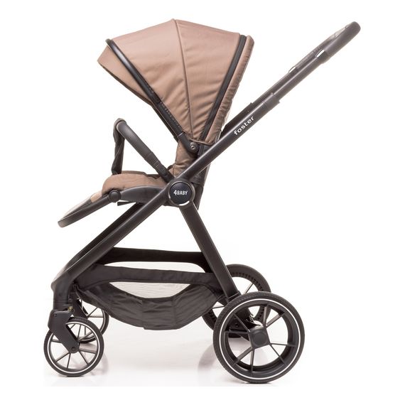 4Baby Foster - wózek spacerowy, Rodzaj wózka: spacerowy, Kolor materiału: Mokka, 6 zdjęcie