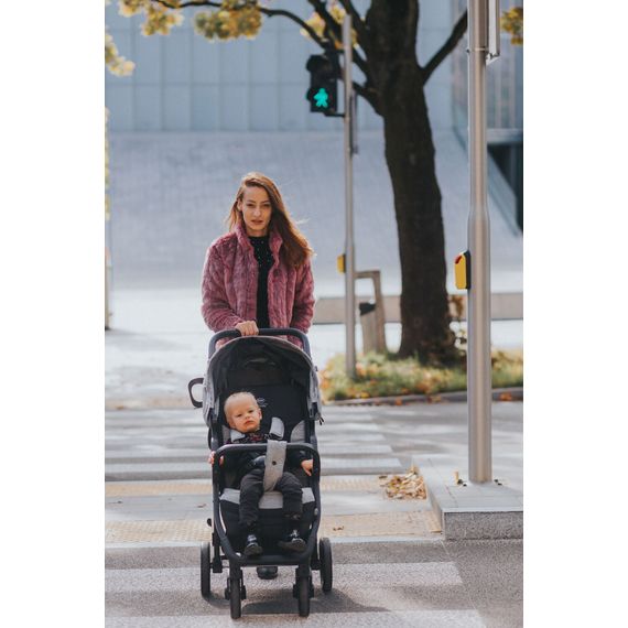 4Baby Moody XXII - sportovní kočárek, Kolor materiału: Grey, 13 zdjęcie