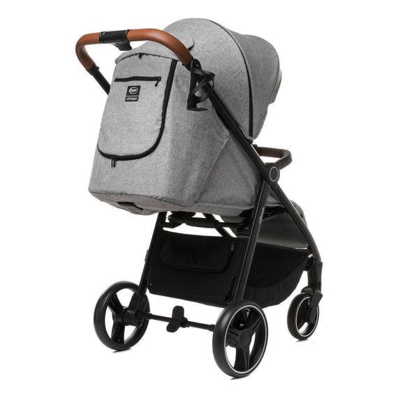 4Baby Stinger XXIII Pushchair, Kolekcja: XXIII, Kolor: Melange Light Grey, image , 6 image