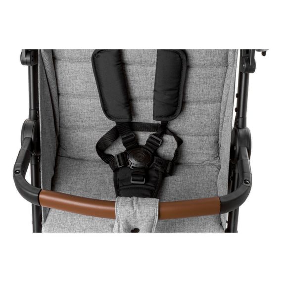 4Baby Stinger XXIII Pushchair, Kolekcja: XXIII, Kolor: Melange Light Grey, image , 7 image