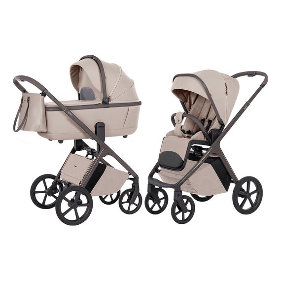 Carrello Vector kombinovaný kočárek 2v1, Kolor materiału: Angora Beige, 27 zdjęcie