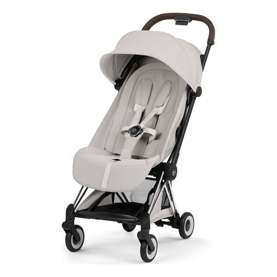 Cybex Coya Style — kompaktní sportovní kočárek do letadla, Rodzaj wózka: spacerowy, Kolekcja: Style, Kolor materiału: City Grey, Kolor ramy: Silver