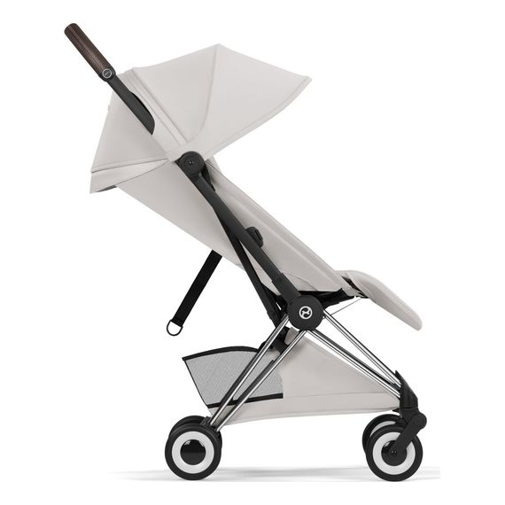Cybex Coya Style — kompaktní sportovní kočárek do letadla, Rodzaj wózka: spacerowy, Kolekcja: Style, Kolor materiału: City Grey, Kolor ramy: Silver, 5 zdjęcie