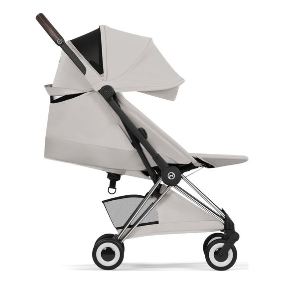 Cybex Coya Style — kompaktní sportovní kočárek do letadla, Rodzaj wózka: spacerowy, Kolekcja: Style, Kolor materiału: City Grey, Kolor ramy: Silver, 6 zdjęcie