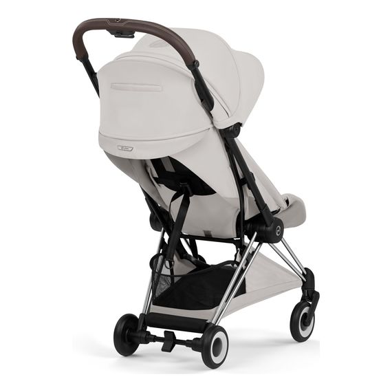 Cybex Coya Style — kompaktní sportovní kočárek do letadla, Rodzaj wózka: spacerowy, Kolekcja: Style, Kolor materiału: City Grey, Kolor ramy: Silver, 7 zdjęcie