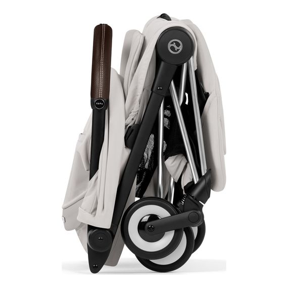 Cybex Coya Style — kompaktní sportovní kočárek do letadla, Rodzaj wózka: spacerowy, Kolekcja: Style, Kolor materiału: City Grey, Kolor ramy: Silver, 8 zdjęcie