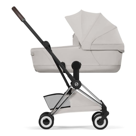 Cybex Coya Style — kompaktní sportovní kočárek do letadla, Rodzaj wózka: spacerowy, Kolekcja: Style, Kolor materiału: City Grey, Kolor ramy: Silver, 10 zdjęcie