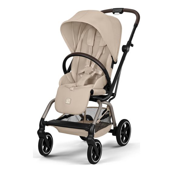 Cybex Eezy S Twist+2 Black Dune Grey, Kolor: Almond Beige, Kolor ramy: Taupe, image , 5 image