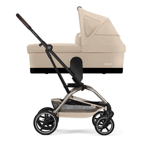 Cybex Eezy S Twist+2 Black Dune Grey, Kolor: Almond Beige, Kolor ramy: Taupe, image , 9 image