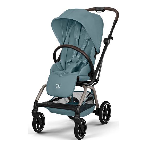 Cybex Eezy S Twist+2 Black Dune Grey, Kolor: Stormy Blue, Kolor ramy: Taupe, image , 5 image