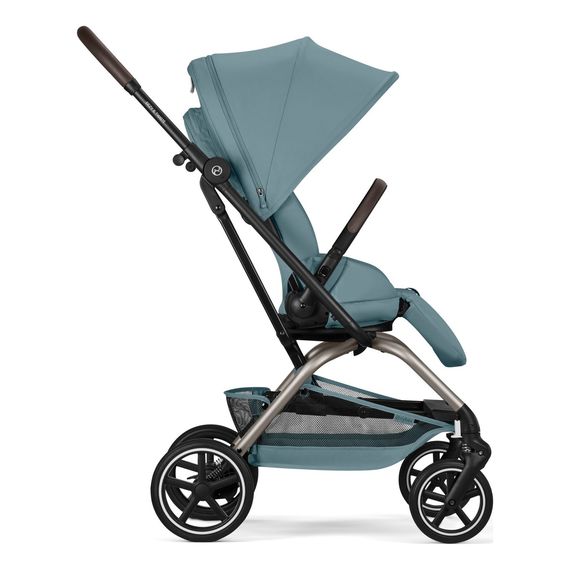 Cybex Eezy S Twist+2 Black Dune Grey, Kolor: Stormy Blue, Kolor ramy: Taupe, image , 6 image