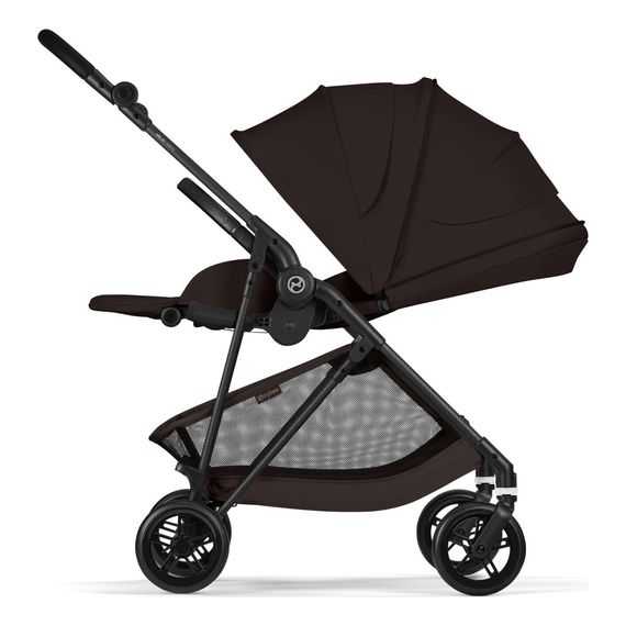 Cybex Melio Carbon Lightweight Carbon Fibre Pushchair, Rodzaj: spacerowy, Kolor: Chocolate Brown, image , 10 image