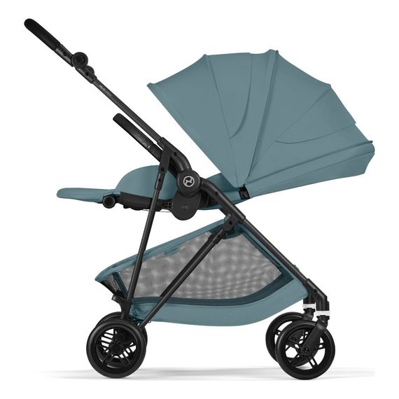 Cybex Melio Carbon Lightweight Carbon Fibre Pushchair, Rodzaj: spacerowy, Kolor: Stormy Blue, image , 10 image