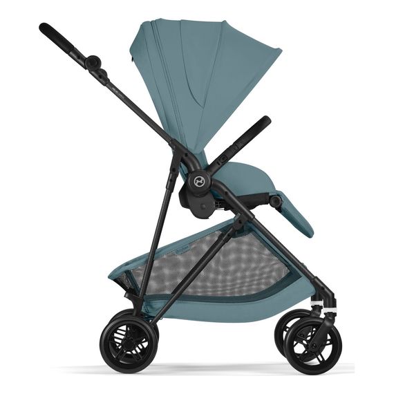 Cybex Melio Carbon Lightweight Carbon Fibre Pushchair, Rodzaj: spacerowy, Kolor: Stormy Blue, image , 11 image