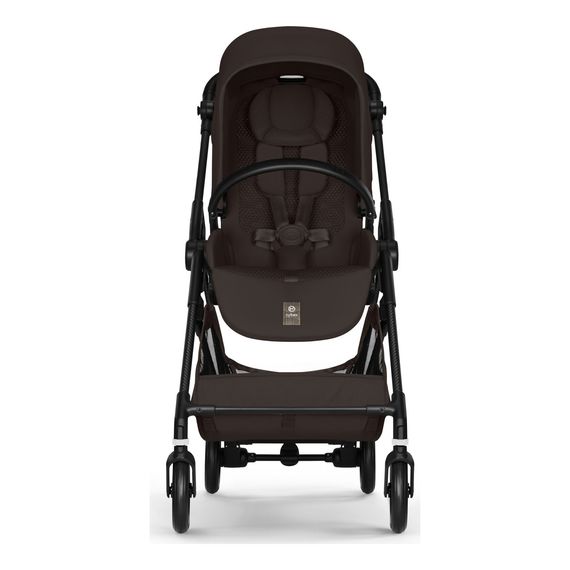 Cybex Melio Carbon — kočárek 2v1 hluboký sportovní na karbonové rámu, Rodzaj wózka: głęboko-spacerowy, Kolor materiału: Chocolate Brown, 14 zdjęcie