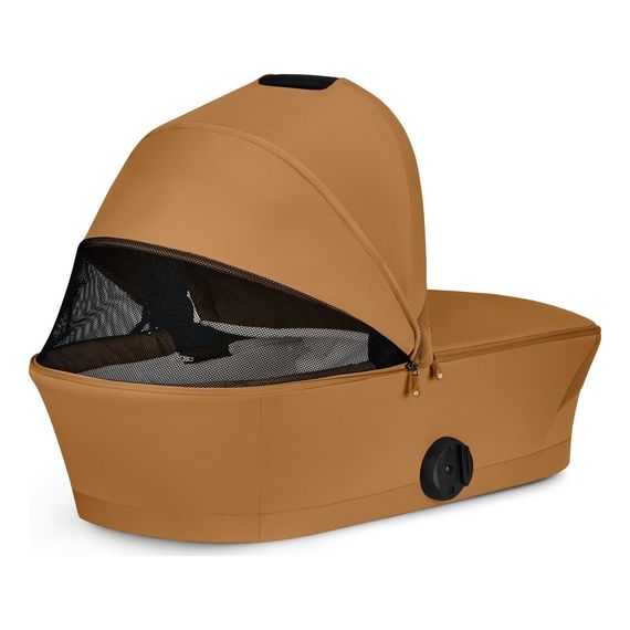 Cybex Melio Carbon — kočárek 2v1 hluboký sportovní na karbonové rámu, Rodzaj wózka: głęboko-spacerowy, Kolor materiału: Cinnamon Yellow, 20 zdjęcie