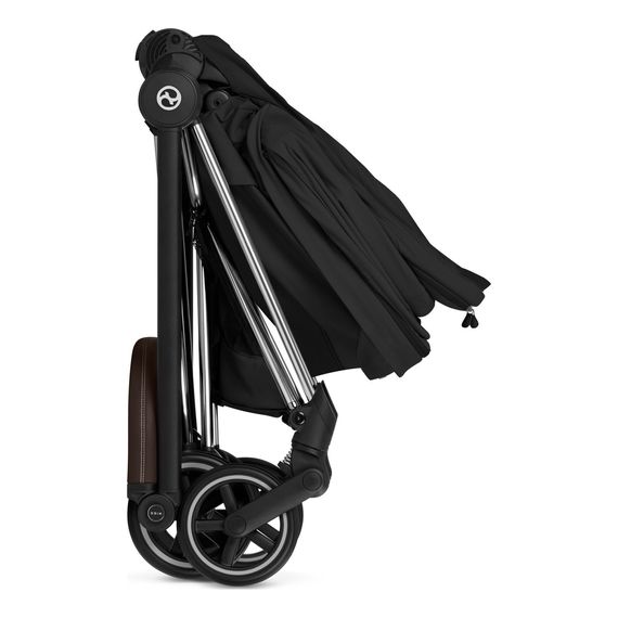 Cybex Mios 5.0 podvozek kočárku se sedačkou, Kolor ramy: Chrome Brown, 4 zdjęcie