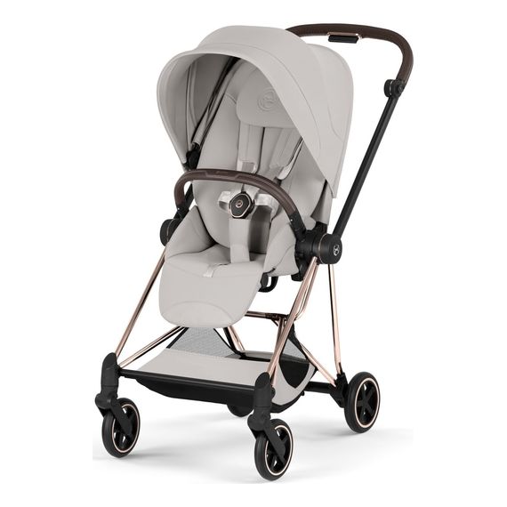 Cybex Mios 5.0 Style potah sedačky sportovního kočárku, Kolekcja: Style, Kolor materiału: City Grey, 4 zdjęcie