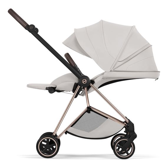 Cybex Mios 5.0 Style potah sedačky sportovního kočárku, Kolekcja: Style, Kolor materiału: City Grey, 7 zdjęcie