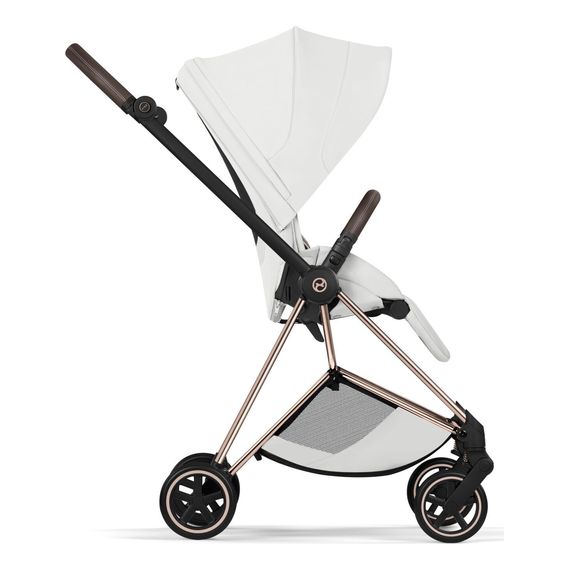 Cybex Mios 5.0 Style potah sedačky sportovního kočárku, Kolekcja: Style, Kolor materiału: Off white, 5 zdjęcie