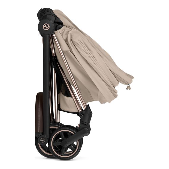 Cybex Mios 5/Coya Style gondola składana do wózka, Kolekcja: Style, Kolor materiału: Cozy Beige, 8 zdjęcie