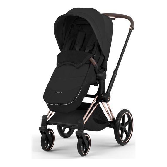 Cybex Platinum fusak Cozy Beige, Kolor materiału: Sepia Black, 8 zdjęcie